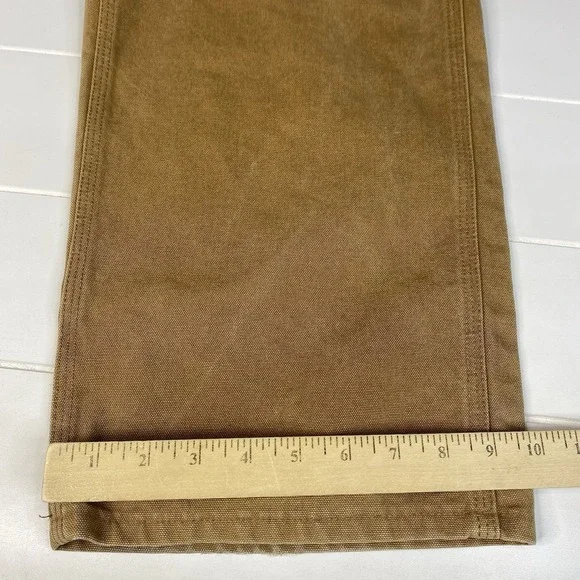 Vintage Carhartt B11 BRN Carpenter Pants‎ Mens SZ 36x32 Canvas Union Made In USA - Picture 13 of 16